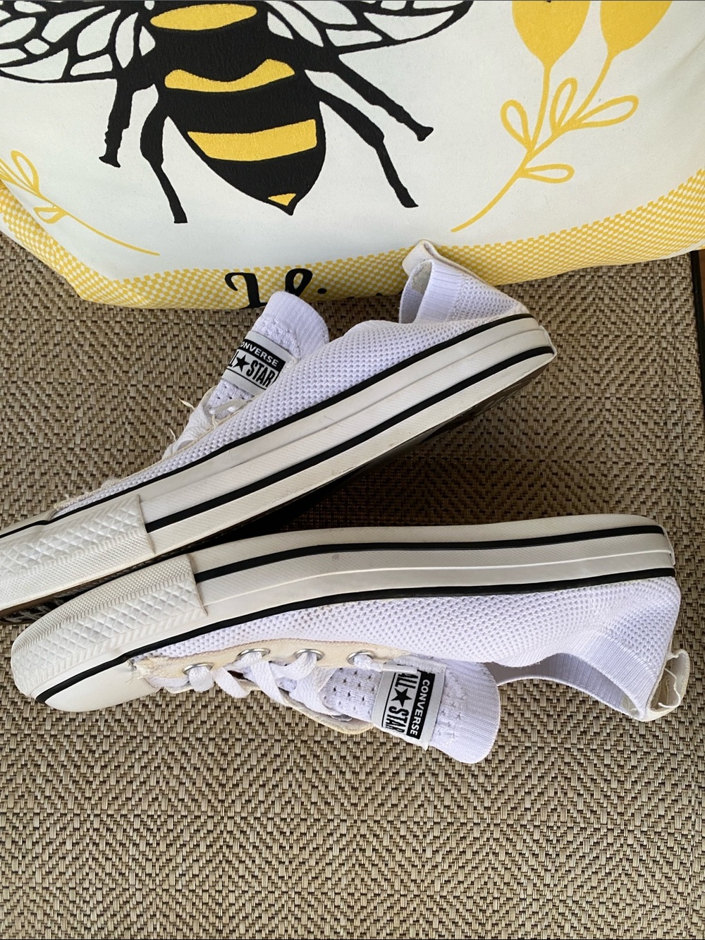 Converse Stretch Knit Slip-On Low Top two tone Sneakers 8/39 - Picture 4 of 11